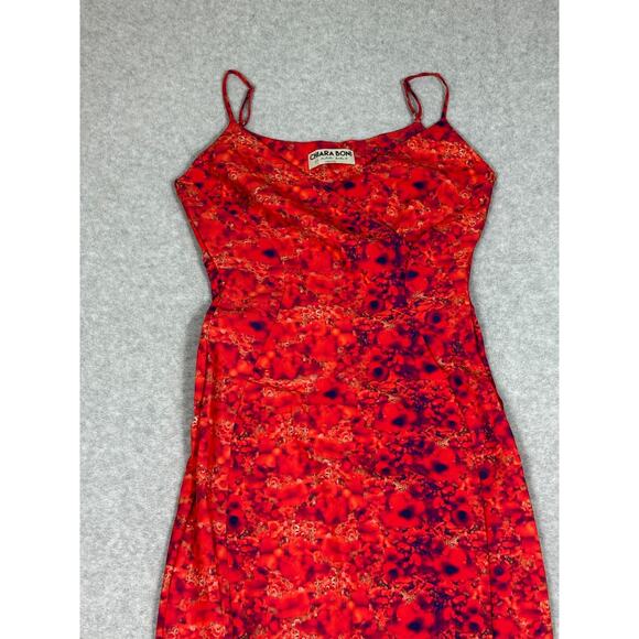 Chiara Boni La Petite Robe Womens Size 44 Multicolor Bright V-Neck Dress - Picture 6 of 9